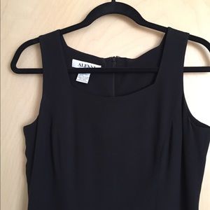 Alfani. Black Silk Dress. Size M